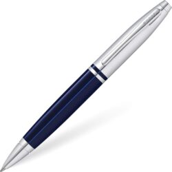Bolígrafo Calais Cross Cromo y Laca Azul