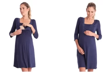 Camisón de lactancia con encaje Seraphine