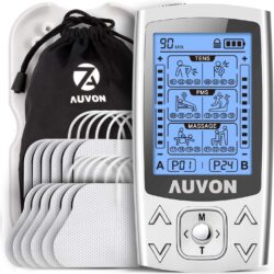 Electroestimulador muscular de 24 modos AUVON 3 en 1